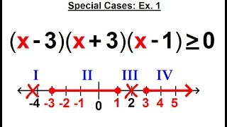 Algebra - Ch. 29: Quadratic & Rational Inequalities (14 of 15)  Special Cases: Ex. 1