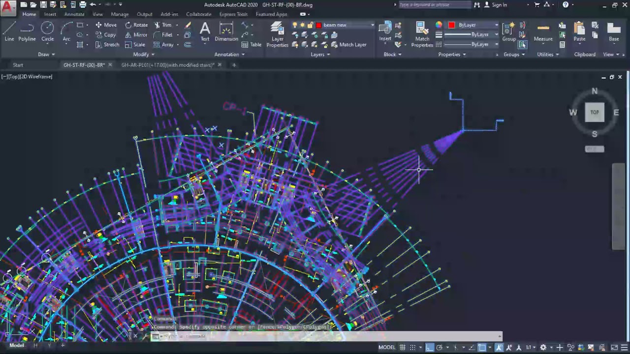 مطابقة المخططات المعمارية والانشائية plan matching