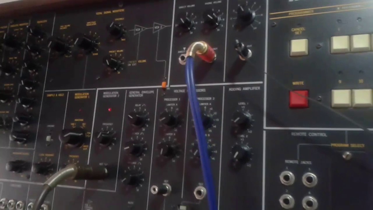 Equinoxe Jarre demo on Korg PS-3200