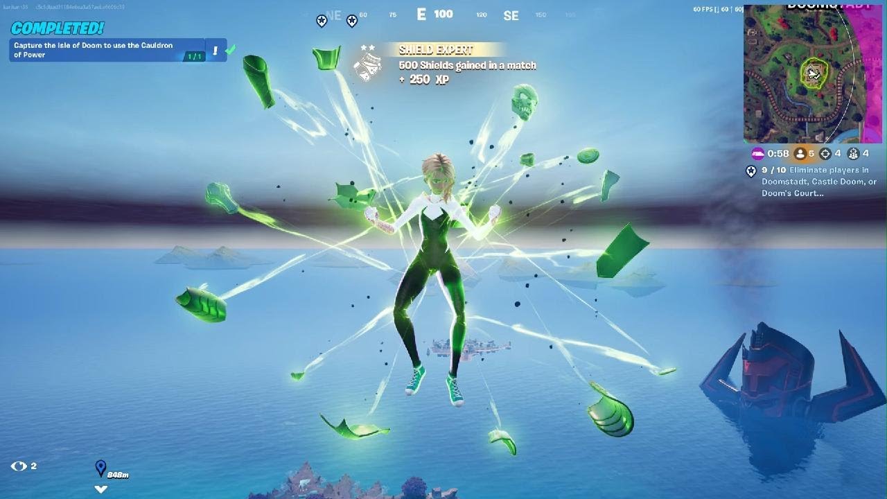 Fortnite: Spider Gwen to Doom EPIC transformation #doomsday