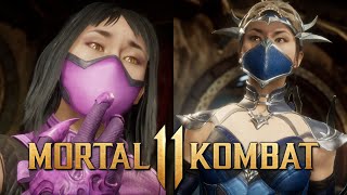 Mortal Kombat 11 - All Mileena Vs Kitana Intro Dialogue