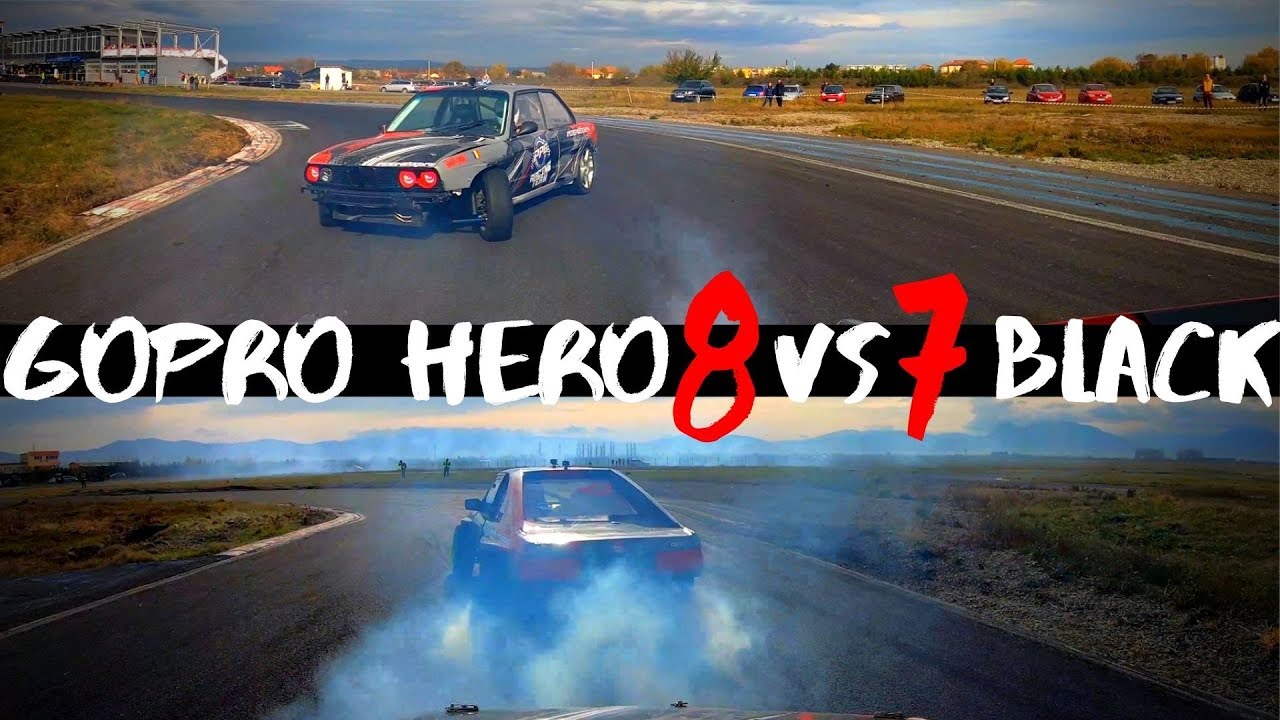 Best action camera to buy !!! Side by Side DRIFT TEST Gopro 8 Black vs Gopro 7 Black