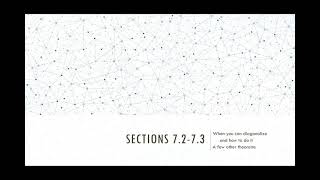 Sections 7.2 and 7.3 How to Diagonalize a Matrix