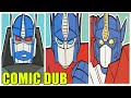 The many faces of optimus prime comic dub