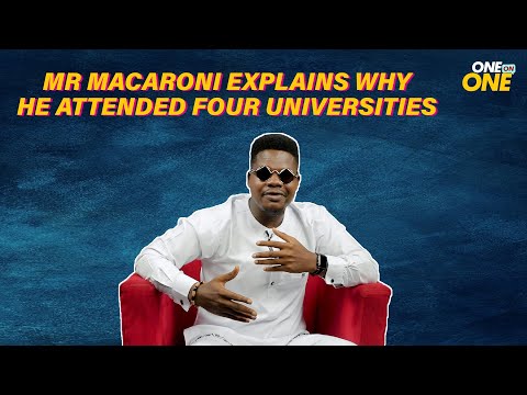 Mr Macaroni Explains Why He Attended four Universities | Pulse Tv One on One