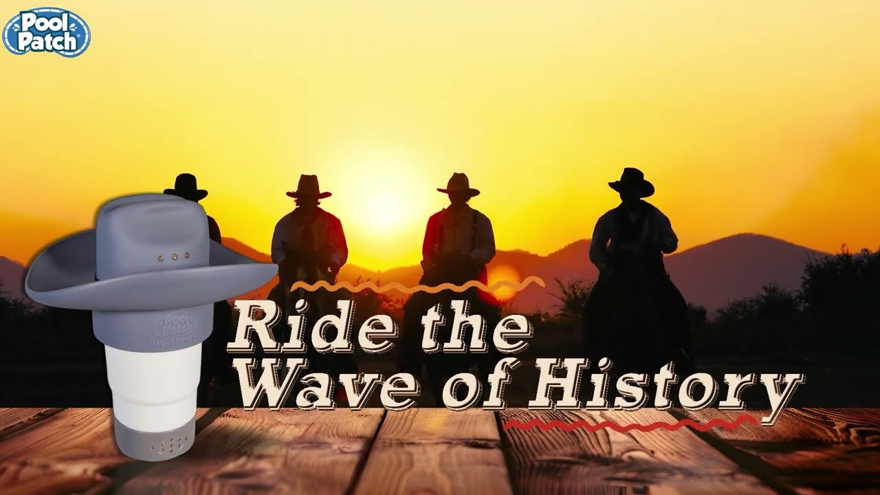 Cowboy Hat Floating Chlorine Dispenser for Swimming Pools by Pool Patch