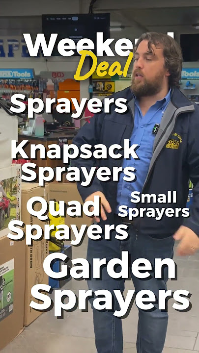 Weekend Deal: Sprayers at Unbeatable Prices!