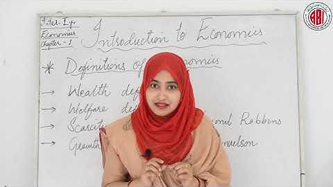 inter 1st Year_Intrduction to Economics | CHAPTER - 1 |  | ECONOMICS_Part-01