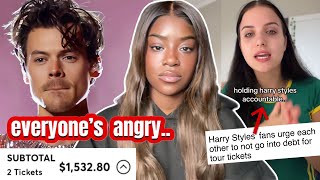 HARRY STYLES are these damn EXPENSIVE tour TICKETS..