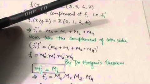 BOOLEAN FUNCTION AS PRODUCT OF MAXTERMS (DIGITAL SYSTEM -16)