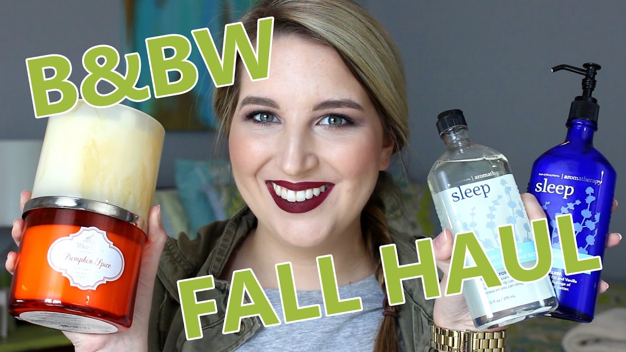 Bath & Body Works Fall Haul | Candles & More - YouTube