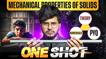 Mechanical Properties of Solids One Shot | Class 11 Physics detailed one shot Chapter 8 | Munil Sir