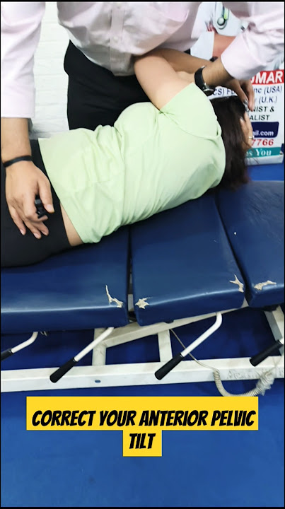 How to Correct Anterior Pelvic Tilt #physiotherapy #backpain #shorts #asmr