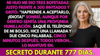 Mi hijo me dio tres bofetadas y gritó '¡Idiota!' frente a toda la familia. Pero justo después, lo...