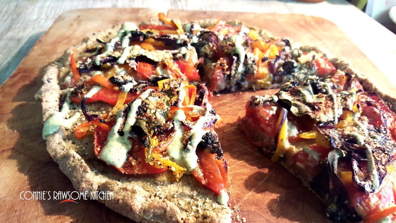 YEAST FREE NO RISE DOUGH VEGAN PIZZA! Fast easy and healthy! Bonus