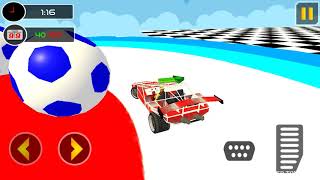 Superhero Mega Ramp Whirlpool Car Rider | superheroes league racing game #1 screenshot 2