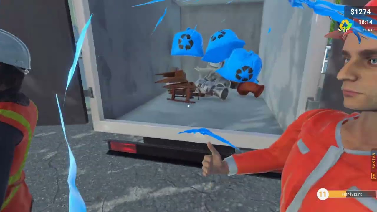 Recycling Center Simulator#Munkások is melóznak !