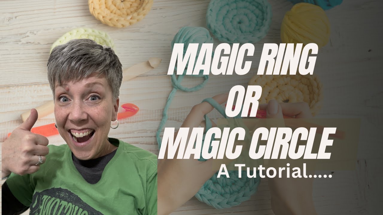How I Crochet the Magic Ring or Magic Circle! crochet YouTube