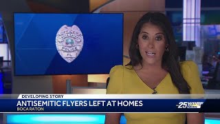 Boca Raton antisemitic flyers investigation