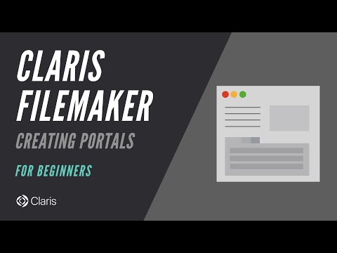 Claris FileMaker Creating Portals