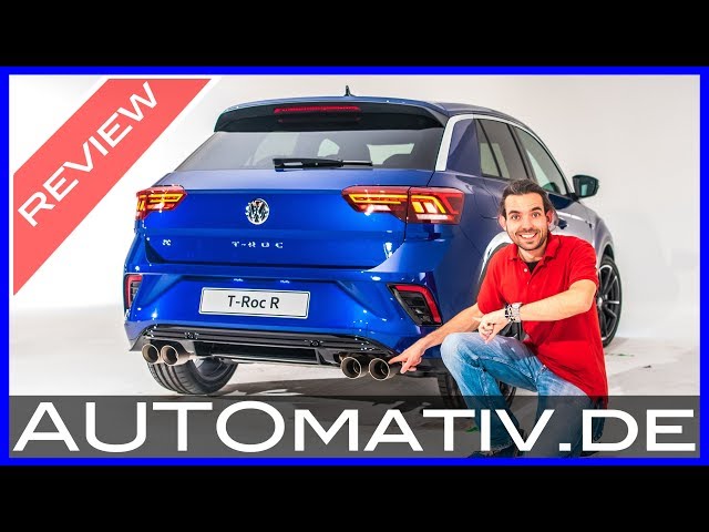 VW T-Roc R (2019) erste Daten und Bilder: 300 PS und dicke Schürzen