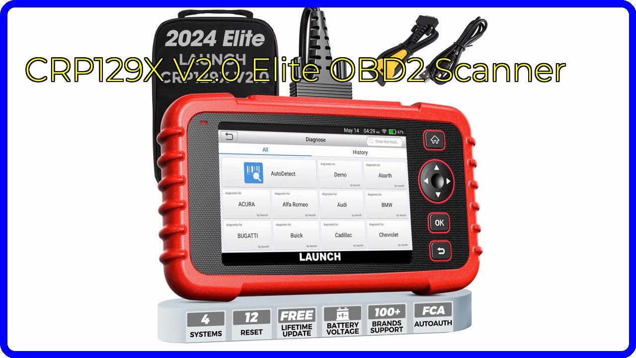 REVIEW (2026): CRP129X V2.0 Elite OBD2 Scanner. ESSENTIAL details