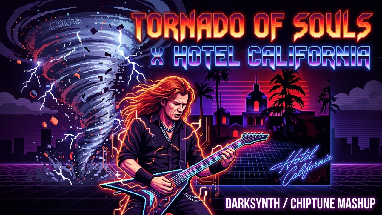 Megadeth x Eagles: Tornado of Soultel California (Darksynth / Chiptune Instrumental)