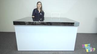 Gloss mirror topped bridal table Gloss mirror topped bridal table