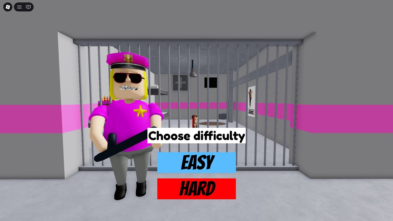 POLICE GIRL PRISON RUN OBBY Roblox Gameplay Walkthrough No Death 4K 