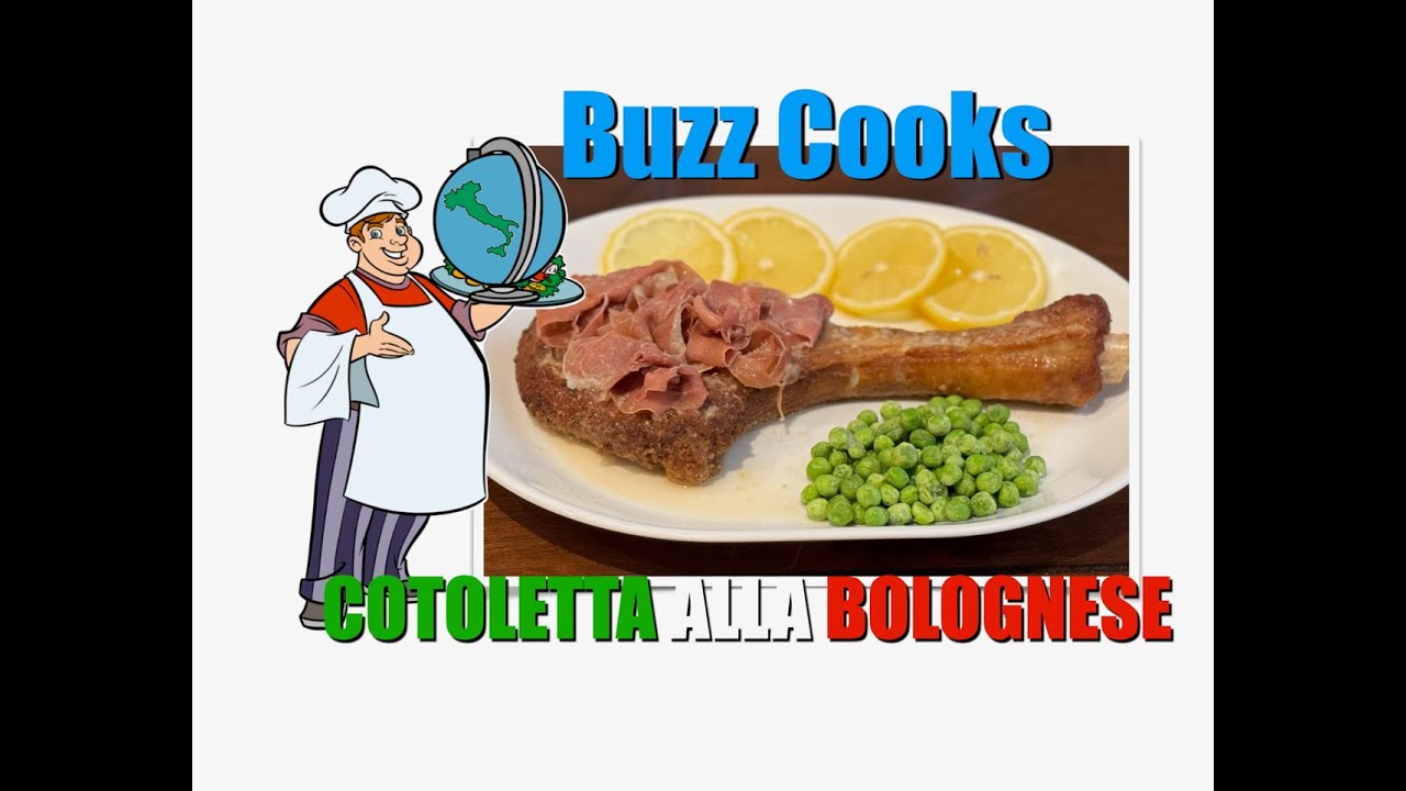 Cotoletta Alla Bolognese/Veal Chop with Prosciutto/Italy/Italian Food