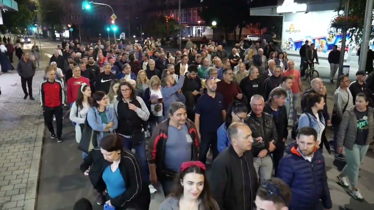 Protest Zajedno protiv nasilja u Zaječaru 26 05 2023
