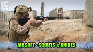 Airsoft Scouts And Knives with AirsoftGI (Airsoft SC Village Gameplay/Commentary)