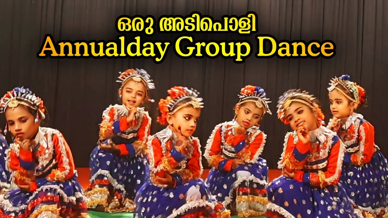 ഒരു അടിപൊളി ഗ്രൂപ്പ് ഡാൻസ്/Annual Day Group Dance Malayalam/Vellaram Kunnile Pullimane