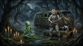 Psychedelic swamp rock blues trip | Deep Space Guitar Ambient for Study, Sleep, Focus &amp; Relaxation