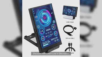 3.5 / 5 Inch IPS Type-C Secondary Screen Mini Computer USB Display CPU GPU RAM HDD Monitor with Hold