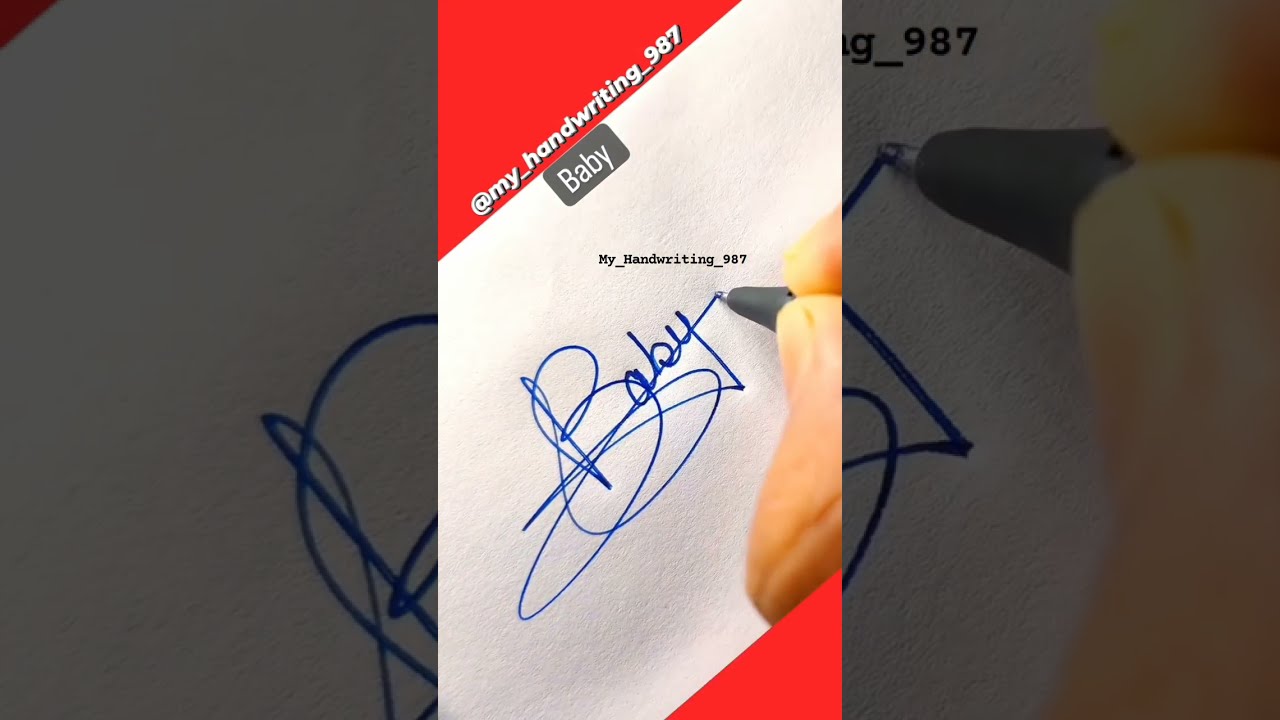 Baby Name Signature|| Baby Name Art|| How to right Baby beautiful Signature 