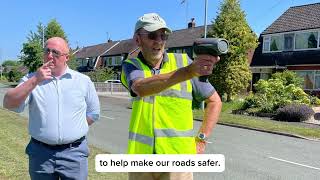 Deputy Commissioner Dave Evans celebrates National Community Speed Watch Day