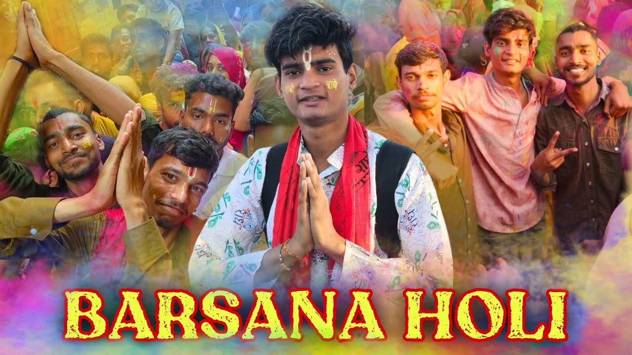 My Crazy Holi Experience In Vrindavan  || Mathura Vrindavan Holi 🦚✨