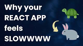 3 Mistakes Making Your React App SLOW 🐢(Fixes Included) #reactjs #codinginterviewprep