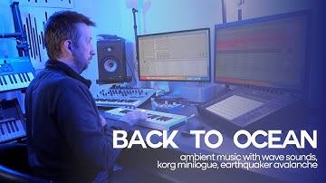 Back To Ocean | Ambient music with Waves Sound 🌊 Korg Minilogue and EarthQuaker Devices Avalanche