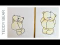 ANYONE can draw this easy teddy bear, even a 5 year old!