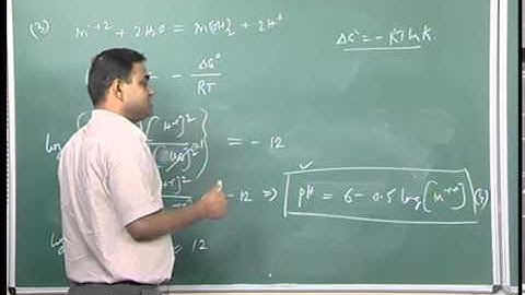 Mod-01 Lec-07 Pourbaix diagram