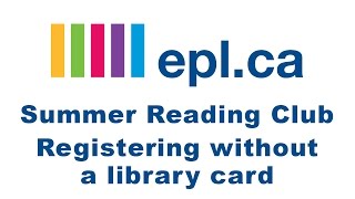 Summer Reading Club: Registering without a Library Card