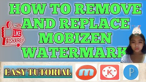 HOW TO REMOVE AND REPLACE MOBIZEN WATERMARK (Ver Easy Tutorial) | Amethyst Joy TV