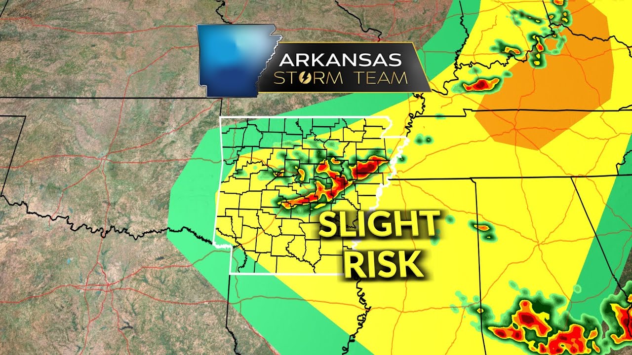 Golf Ball Sized Hail Possible In Arkansas Sunday 6/25/2023 YouTube