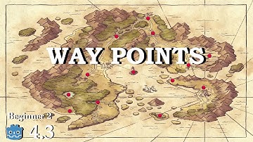 How to set map way points - Learn Godot 4 - no talking