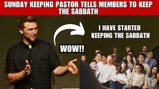 Sunday Keeping pastor tells members to keep the sabbath