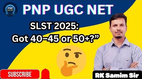 SLST 2025 | 40-45 Marks or 50+ Marks? What to Do Now? Full Guidance ||