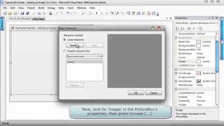Visual Basic 2008 Express Edition (Beginners Tutorial) - How To Add An Image To a Form (HD) Profile