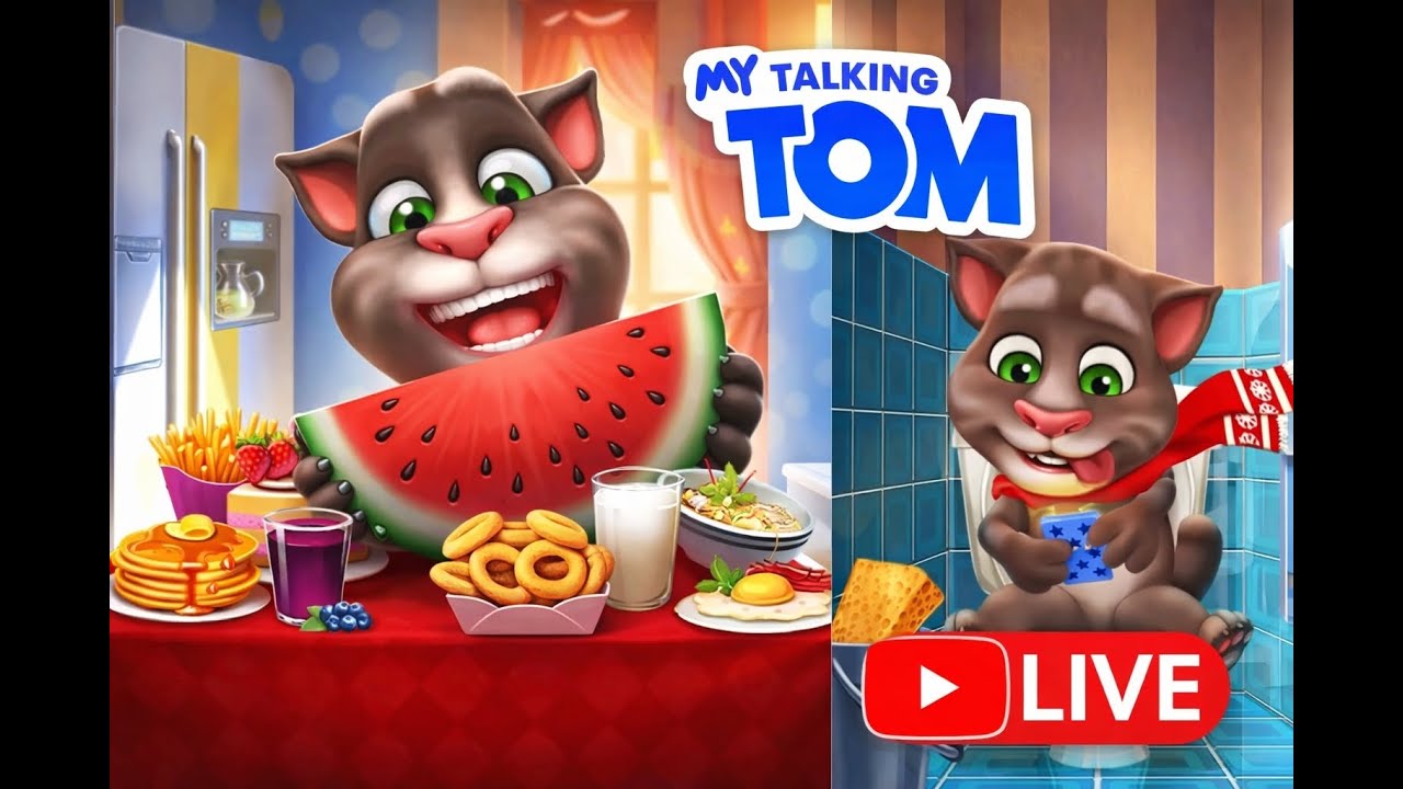 Talking Tom Live With Fun 😜 Live Stream